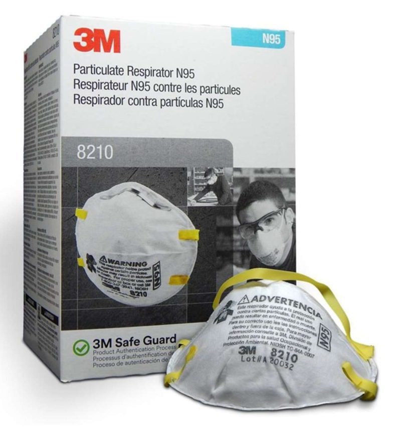 3m 8210 niosh n95 particulate mask 160cs one source medical supplies 427437