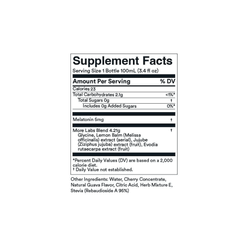 DW Supplement Facts