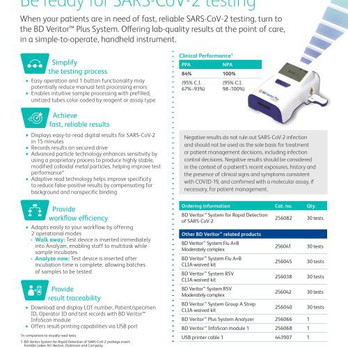 bd veritor sars cov 2 rapid test covid tests and supplies mb medical 834928