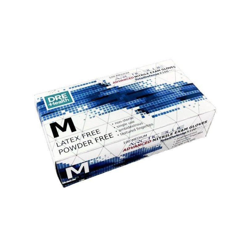 dre health disposable nitrile examination gloves 100box one source medical supplies 892438