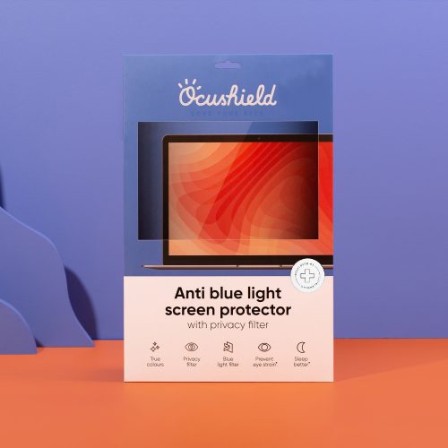 ocushield anti blue light blocking screen filter privacy filter macbook laptop